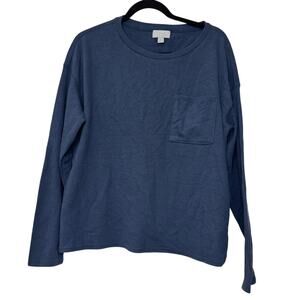 LOVE By Gap Long Sleeve Sweater Top Blue Womens Size Large